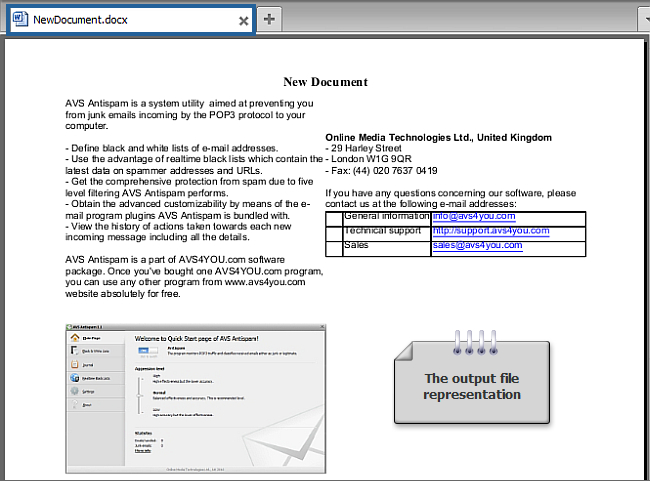 How to convert PDF to DOCX format? Step 6