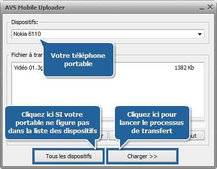 Comment convertir une vidéo en 3GP ou MP4 pour votre téléphone portable? Etape 6